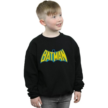 Vêtements Garçon Sweats Dc Comics Batman Retro Logo Noir