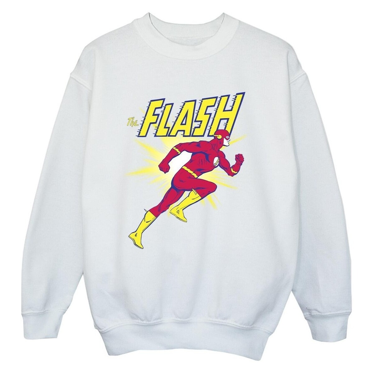 Vêtements Garçon Sweats Dc Comics The Flash Running Blanc