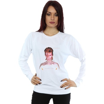 Vêtements Femme Sweats David Bowie Aladdin Sane Version Blanc