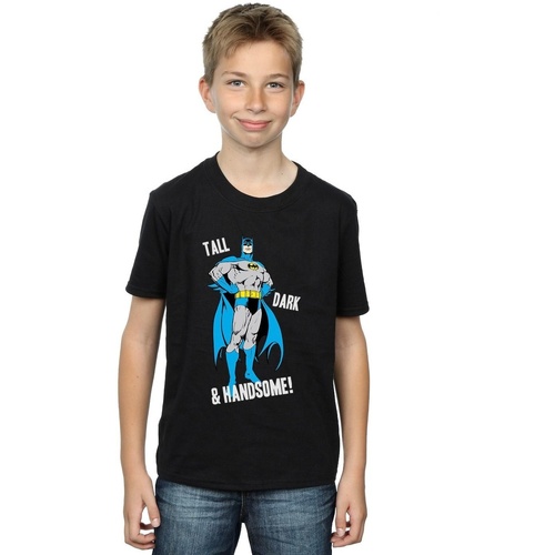 Vêtements Garçon T-shirts manches courtes Dc Comics Batman Tall Dark Noir