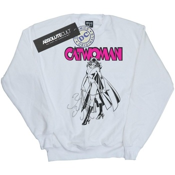 Vêtements Fille Sweats Dc Comics Catwoman Whip Blanc