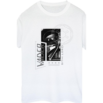 Vêtements Femme T-shirts manches longues Disney Obi-Wan Kenobi Sith SciFi Collage Blanc