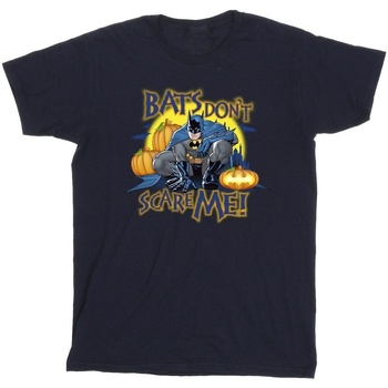 Vêtements Homme T-shirts manches longues Dc Comics Batman Bats Don't Scare Me Bleu