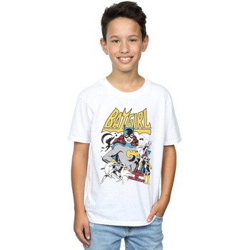 Vêtements Garçon T-shirts manches courtes Dc Comics Batgirl Heroine or Villainess Blanc