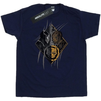 Vêtements Homme T-shirts manches longues Marvel Black Panther Vs Killmonger Bleu