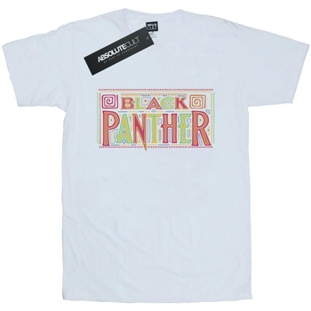 Vêtements Homme T-shirts manches longues Marvel Black Panther Tribal Logo Blanc