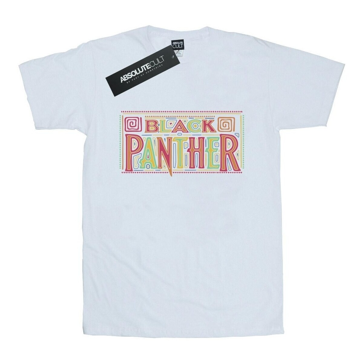 Vêtements Homme T-shirts manches longues Marvel Black Panther Tribal Logo Blanc