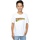 Vêtements Garçon T-shirts manches courtes Dc Comics Superman Telescopic Crackle Logo Blanc
