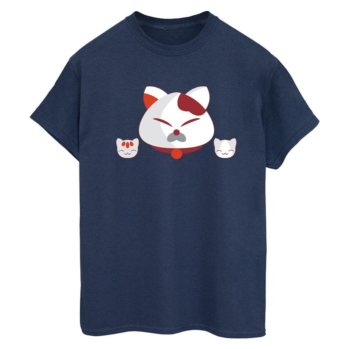 Vêtements Femme T-shirts manches longues Disney Big Hero 6 Baymax Kitten Heads Bleu