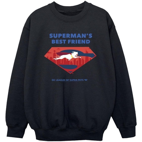 Vêtements Garçon Sweats Dc Comics DC League Of Super-Pets Superman's Best Friend Noir
