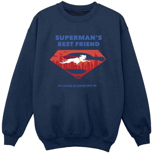 Vêtements Garçon Sweats Dc Comics DC League Of Super-Pets Superman's Best Friend Bleu