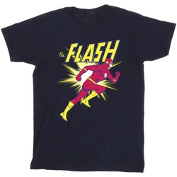 Vêtements Garçon T-shirts manches courtes Dc Comics The Flash Running Bleu