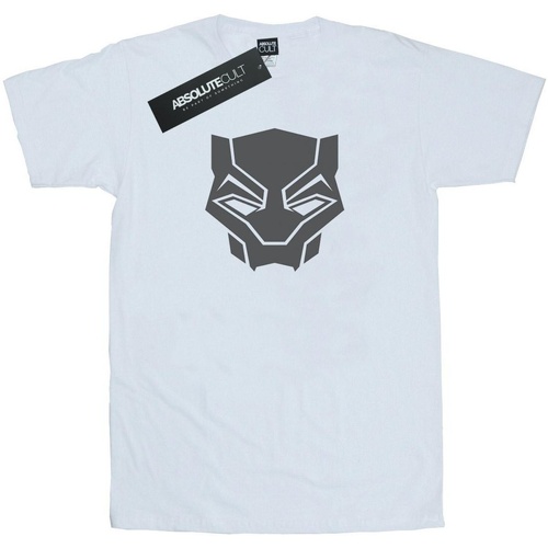 Vêtements Homme T-shirts manches longues Marvel Black Panther Black On Black Blanc