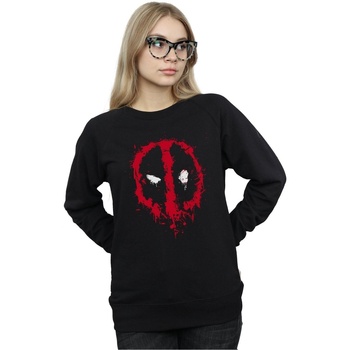 Vêtements Femme Sweats Marvel Deadpool Splat Face Noir
