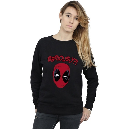 Vêtements Femme Sweats Marvel Deadpool Seriously Noir
