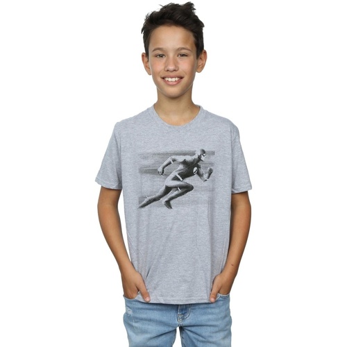 Vêtements Garçon T-shirts manches courtes Dc Comics The Flash Spot Racer Gris