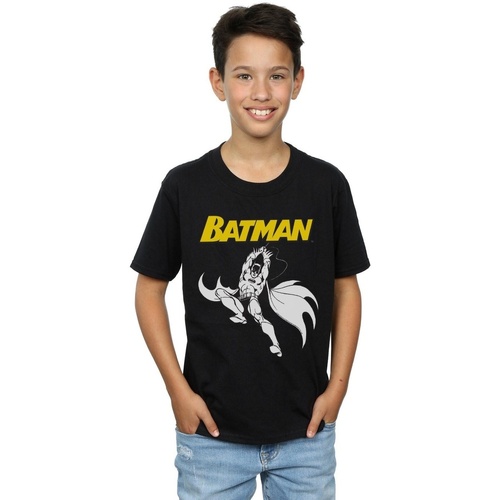 Vêtements Garçon T-shirts manches courtes Dc Comics Batman Jump Noir