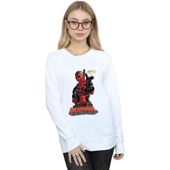Vêtements Femme Sweats Marvel Deadpool Hey You Blanc