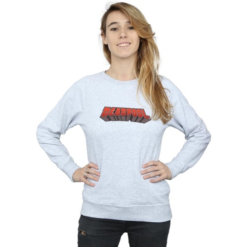 Vêtements Femme Sweats Marvel Deadpool Text Logo Gris