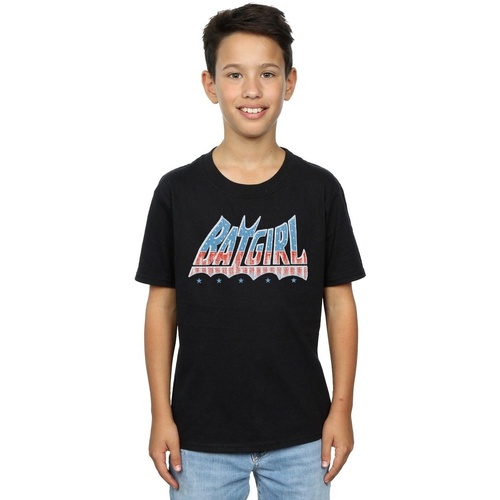 Vêtements Garçon T-shirts manches courtes Dc Comics Batgirl American Logo Noir