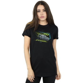 Vêtements Femme T-shirts manches longues Disney Cars Jackson Storm Noir