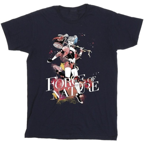 Vêtements Garçon T-shirts manches courtes Dc Comics Harley Quinn Forces Of Nature Bleu