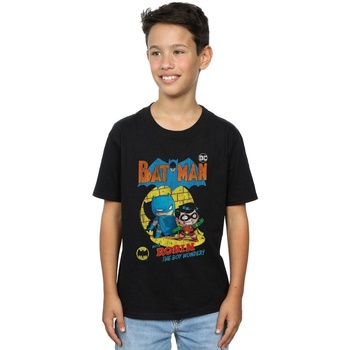 Vêtements Garçon T-shirts manches courtes Dc Comics Super Friends Batman The Boy Wonder Noir