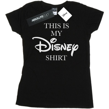 Vêtements Femme T-shirts manches longues Disney My T-shirt Noir