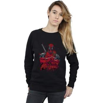 Vêtements Femme Sweats Marvel Deadpool Pose Splat Noir