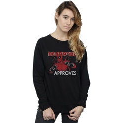 Vêtements Femme Sweats Marvel Deadpool Approves Noir