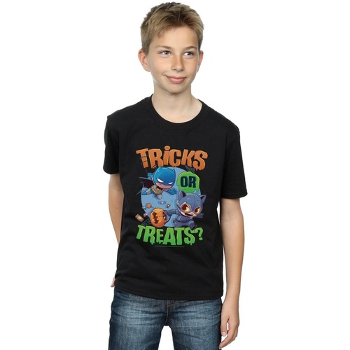 Vêtements Garçon T-shirts manches courtes Dc Comics Super Friends Tricks Or Treats Noir