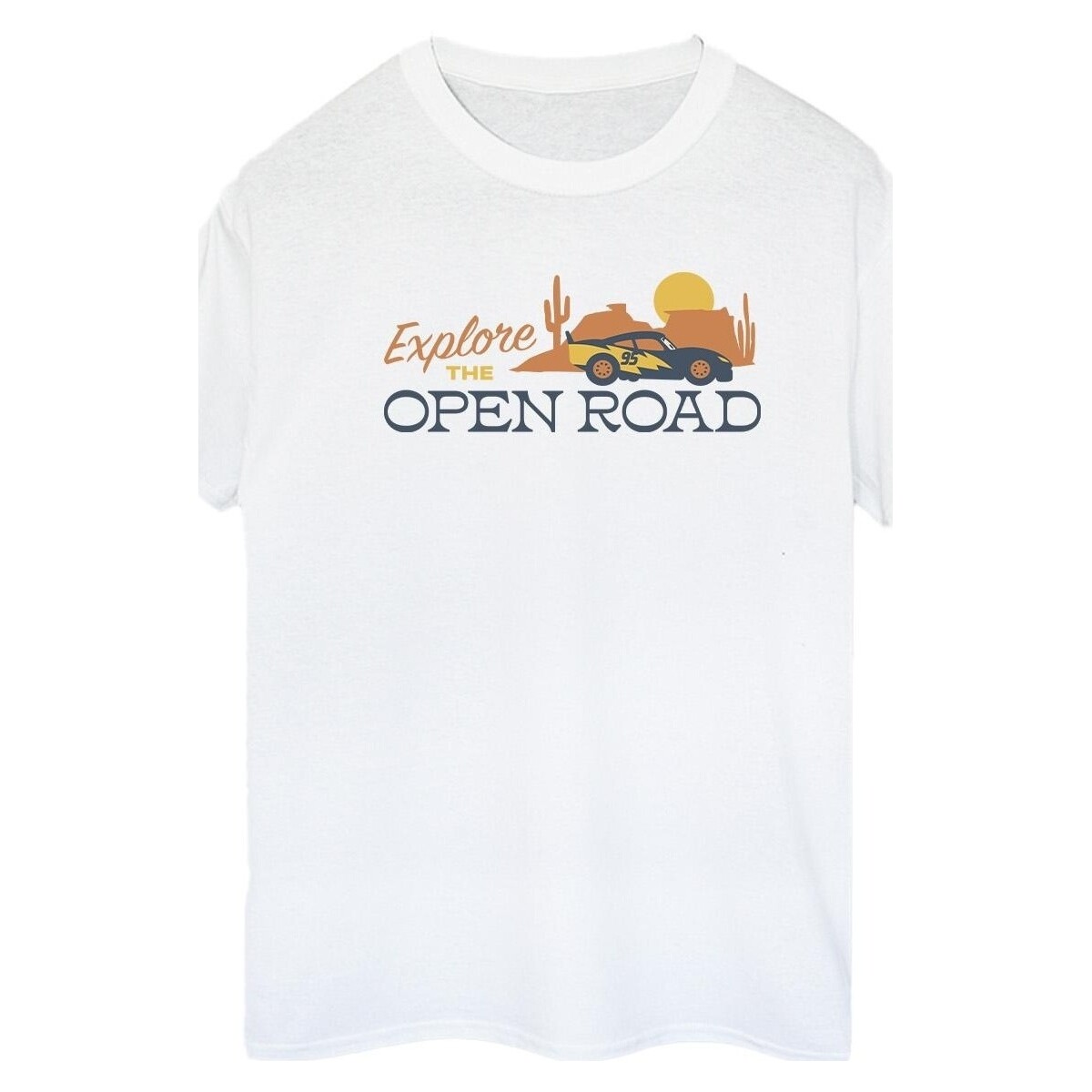 Vêtements Femme Rocker short-sleeve T-shirt "FW21" Weiß Cars Explore The Open Road Blanc