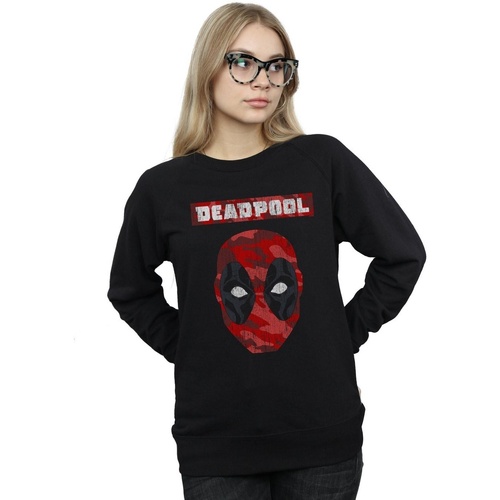 Vêtements Femme Sweats Marvel Deadpool Camo Head Noir