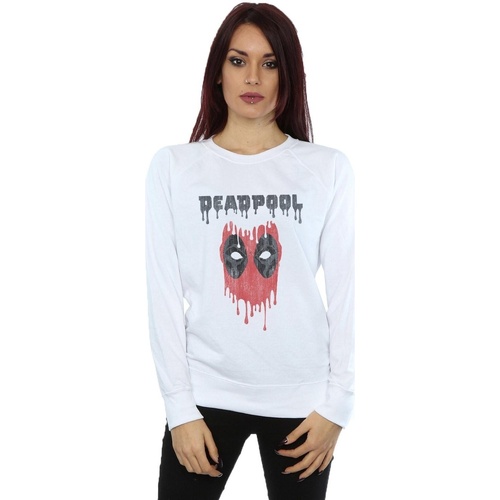 Vêtements Femme Sweats Marvel Deadpool Dripping Head Blanc