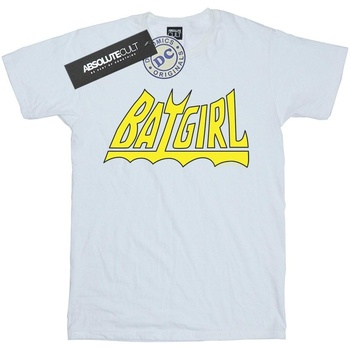 Vêtements Fille T-shirts manches longues Dc Comics Batgirl Logo Blanc