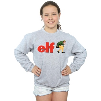 Vêtements Fille Sweats Elf Crouching Logo Gris
