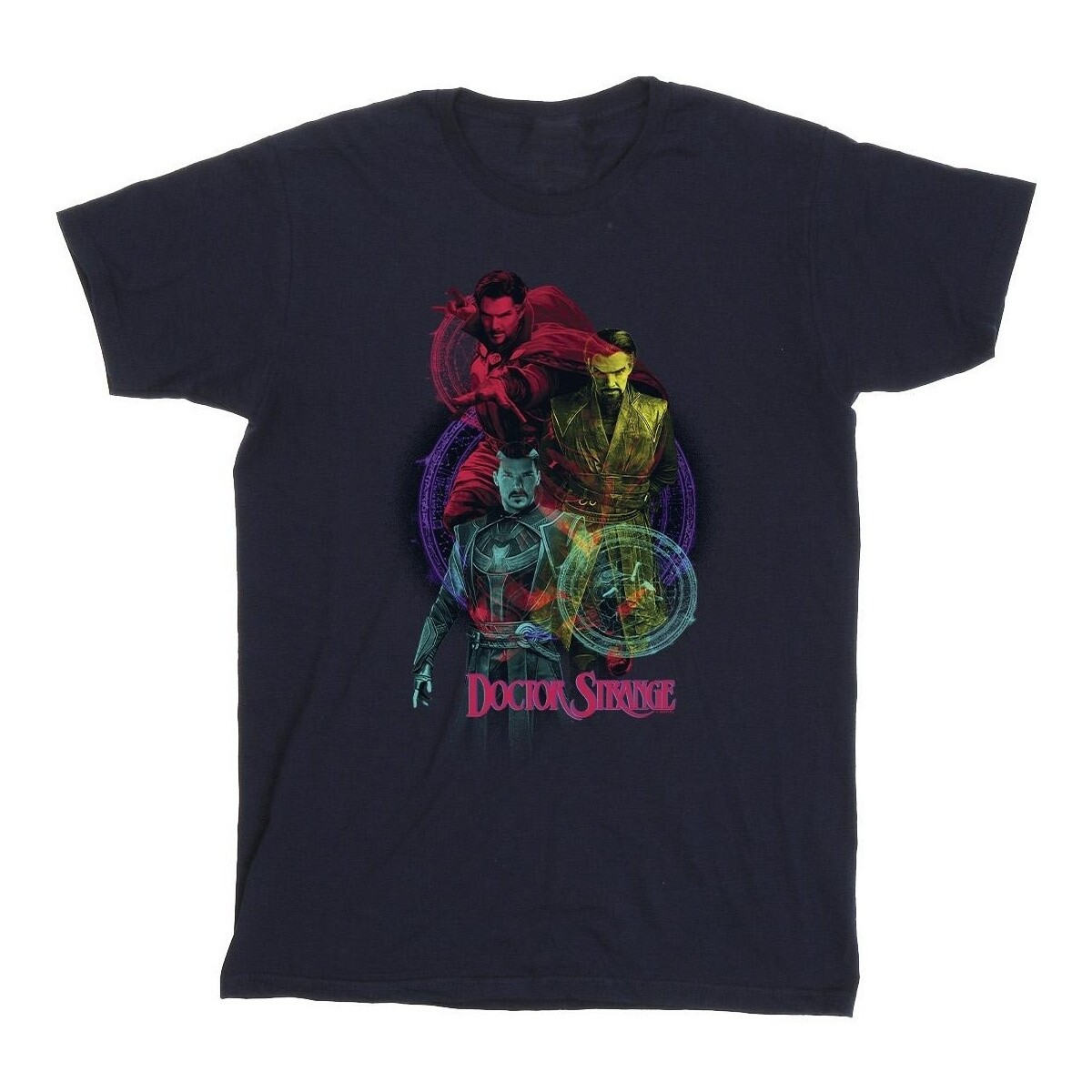 Vêtements Garçon T-shirts manches courtes Marvel Doctor Strange Rainbow Bleu