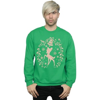 Vêtements Homme Sweats Disney Bambi Christmas Wreath Vert