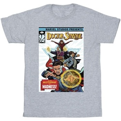 Vêtements Garçon T-shirts Pocket manches courtes Marvel Doctor Strange Comic Cover Gris