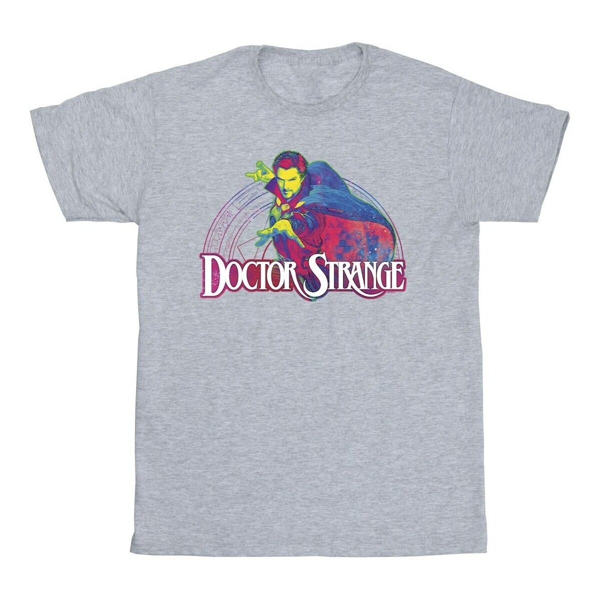 Vêtements Fille T-shirts manches leftovers Marvel Doctor Strange Pyschedelic Gris