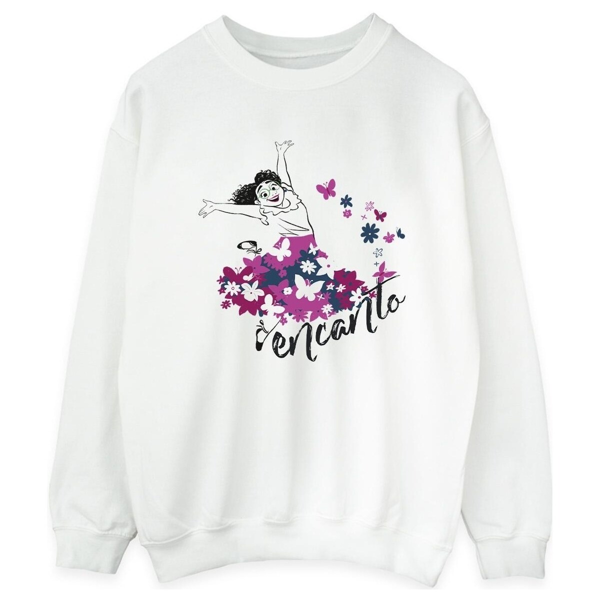 Vêtements Femme Sweats Disney Encanto Mirabel Flower Blanc