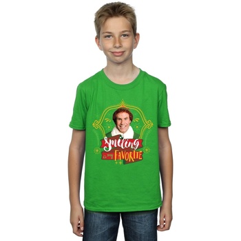 Vêtements Garçon T-shirts & Polos Elf Buddy Smiling Vert