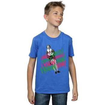 Vêtements Garçon T-shirts manches courtes Elf Santa's Coming Bleu