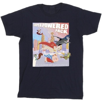 Vêtements Fille T-shirts manches longues Dc Comics DC Super Pets Super Powered Pack Bleu