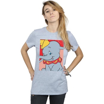 Vêtements Femme T-shirts manches longues Disney Dumbo Portrait Gris