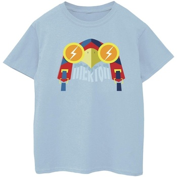 Vêtements Fille T-shirts manches longues Dc Comics DC League Of Super-Pets Merton Bleu