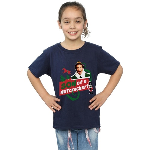 Vêtements Fille T-shirts manches longues Elf Son Of A Nutcracker Bleu