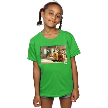 Vêtements Fille T-shirts manches longues Elf Family Vert