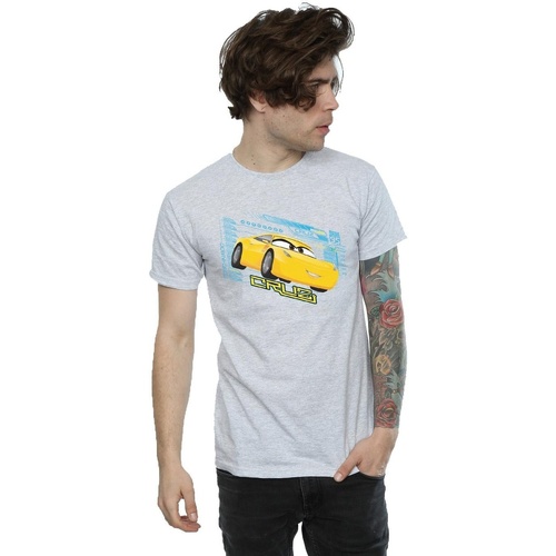 Vêtements Homme T-shirts manches longues Disney Cars Cruz Ramirez Gris