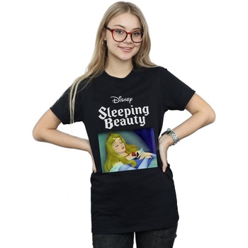 Vêtements Femme T-shirts manches longues Disney Sleeping Beauty Aurora Noir